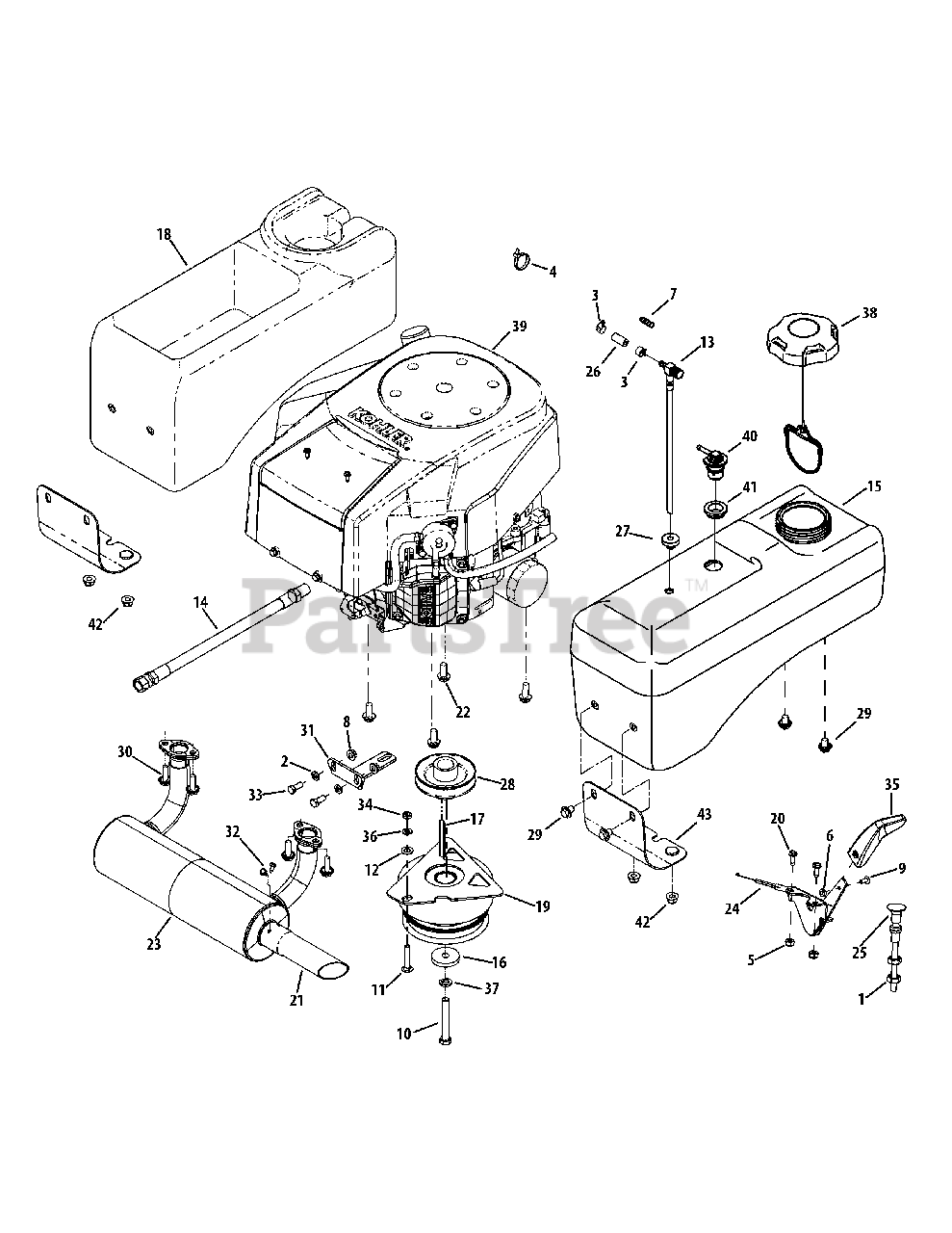 Cub Cadet ZForce 54 (17BF3AGX010) Cub Cadet 54" ZForce ZeroTurn