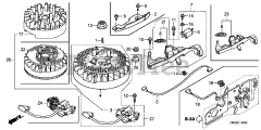 Honda GCV160 LA0 S3L (GJARA) - Honda Engine, Made in USA (SN: GJARA-1000001 - GJARA-9999999) FLYWHEEL (1)