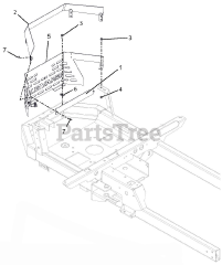 Gravely 915174 (ZTX 52) - Gravely 52" Zero-Turn Mower, 25hp Kohler Twin Pro (SN: 000101 - 015999) Bumper