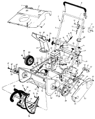 White Outdoor SB-350 (316-181-190) - White Outdoor Snow Boss Snow Thrower (1986)