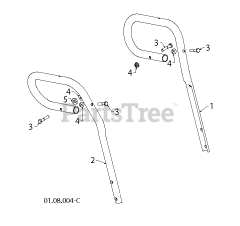 Poulan Pro 961980057-04 - Poulan Pro Snow Thrower (2013-08) HANDLE