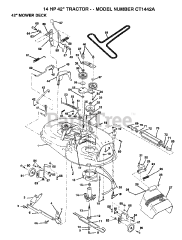 Electrolux/AYP CT 1442 A - Electrolux/AYP Lawn Tractor (1993)