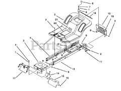 Toro 71203 (12-38 HXL) - Toro Lawn Tractor (SN: 039000001 - 039999999) (1993)