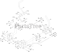 Toro 77502 - Toro 50" TimeCutter MyRide Zero-Turn Mower (SN: 417162420 - 417399999) Motion Control Assembly