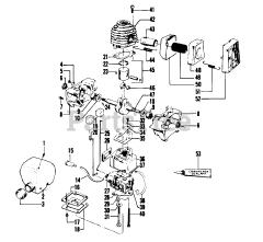 Weed Eater 2620 - Weed Eater String Trimmer POWER UNIT