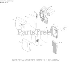 Kohler RH255-0001 - Kohler RH Series Engine, Basic Version, 5.5hp, 4.2kW 10 Air Intake