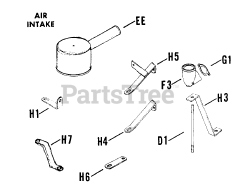 Kohler K161-28136 - Kohler K-Series Engine, Basic Version, 7hp, 5.2kW