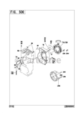 Subaru Robin EY152BB5090 (EY15-2) - Subaru Robin Engine 500 Cooling &amp; Starting