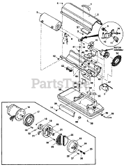 Homelite HH 35 A (UT-65042-A) - Homelite Portable Space Heater Parts ...