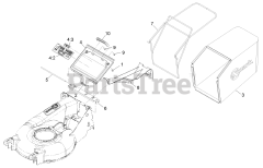 Exmark ECXKA21 - Exmark 21" X-Series Walk-Behind Mower, Kawasaki FJ180V (SN: 312000000 - 312999999) (2012)