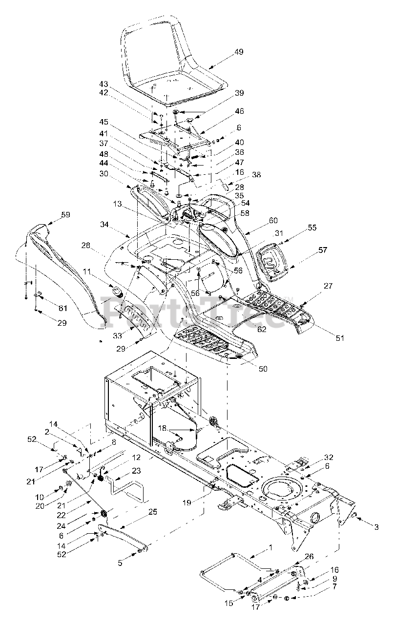 huskee garden tracker 24 hp owners manual