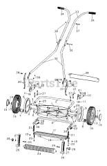 Husqvarna 64 Novo Cut - Husqvarna Walk-Behind Reel Mower (1999-01)