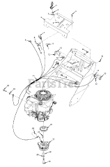 Scag SWZT52-18FSE - Scag 52" Walk-Behind Mower, 18hp Kawasaki (SN: L3700001 - L3799999)