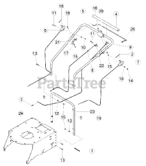 Bear Cat WV 160 S - Bear Cat Walk-Behind Vacuum, 160cc Honda (SN: B00001 - C09058) WV160S &amp; WV190S Handlebar