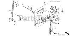 Honda GC135 QHA1 (GCAJ) - Honda Engine, Made in Japan (SN: GCAJ-1000001 - GCAJ-9999999) CONTROL (2)