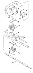 Snapper 215 SST (86268) - Snapper String Trimmer Handle Assembly