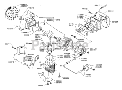 Echo KE-140 DA - Echo Engine Engine, Crankcase, Ignition