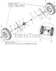 Ariens 921025 - Ariens 28" Power Brush, Subaru (SN: 055000 - 055999)