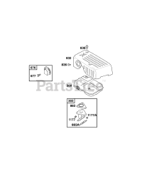 Briggs & Stratton 50032-0100-E1 - Briggs & Stratton Horizontal Engine Exhaust System