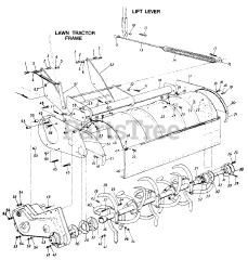 MTD 19746-9 - MTD 28" Tiller Attachment (1989)