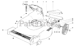 Toro 16711 - Toro Walk-Behind Mower (SN: 008000001 - 008999999) (1978)