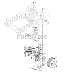 Scag SCZII72V-38FX-EFI - Scag Cheetah II 72" Zero-Turn Mower, 38hp Kawasaki (SN: S8500000 - S8599999) (Rev 01) SCZII DRIVE SYSTEM COMPONENTS
