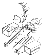 Toro 684190 - Toro Rear Grass Catcher Assembly