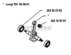 Husqvarna 22 RL - Husqvarna String Trimmer (1988-01) Crankshaft