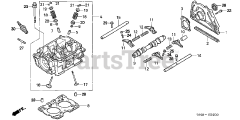Honda H5518 NA2/D (TZAC) - Honda Multi-Purpose Tractor, Made in Japan (SN: TZAC-3500001 - TZAC-3599999) CYLINDER HEAD