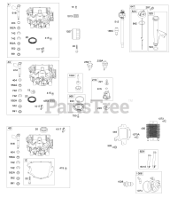Briggs & Stratton 44T877-0018-B1 - Briggs & Stratton Vertical Engine Engine Sump, Lubrication, Oil Cooler