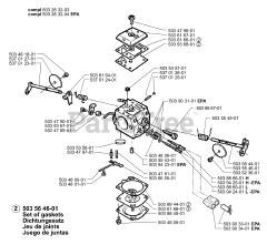 Husqvarna 365 SPECIAL - Husqvarna Chainsaw (1999-11) Carburetor Parts