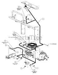 Cub Cadet 5416 R (553C562K100) - Cub Cadet Walk-Behind Mower (SN: 457900 - 460859) Wiring Harness And Safety Switches Part 1