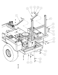 Cub Cadet 59A30014 (59A30014150) - Cub Cadet Commercial Catcher System Catcher Mount Assembly