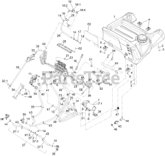 Exmark ZSL3620 - Exmark Z-Spray LTS Stand-on Sprayer, 3.8 GPM Pump (SN: 417930746 & Above) (Rev A) (2025)
