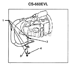 Echo CS-660 EVL - Echo Chainsaw Loop Handle Kit (R)
