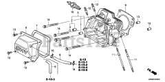 Honda GX160 UT2 QWX2/A (GCBPT) - Honda Engine, Made in Thailand (SN: GCBPT-4000001 - GCBPT-9999999) CYLINDER HEAD