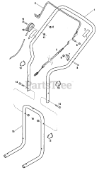 Troy-Bilt 52056 - Troy-Bilt Walk-Behind Trimmer Handlebar