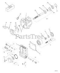 Scag SWMU-61A - Scag Ultimate Walk-Behind 61" Mower Deck (SN: 6390001 - 6399999) Hydraulic Pump Assembly