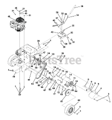 EverRide 988412 (EGWKA1548S) - EverRide Pro Walk-Behind Mower (SN: 000401 & Above)