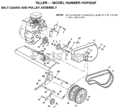 Poulan HD F550 F - Poulan Front-Tine Tiller (1998)