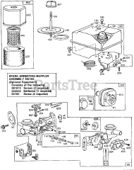 Cub Cadet 642 (247-642-100) - Cub Cadet Log Splitter Engine (1987)