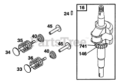 Briggs & Stratton 12T802-0857-01 - Briggs & Stratton Vertical Engine Crankshaft