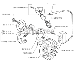 Husqvarna 322 R - Husqvarna String Trimmer (1999-03) Flywheel Assembly