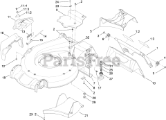 Toro 20793 - Toro 53cm Super Recycler Walk-Behind Mower (SN: 290000001 - 290999999) (2009)