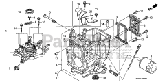 Honda BF15 DK0 SHSA (BALJ) - Honda Outboard Engine, Made in Japan (SN: BALJ-1400001 - BALJ-9999999) CYLINDER BLOCK