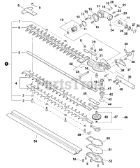 Shindaiwa AHS 242 - Shindaiwa Articulating Hedge Trimmer (SN: T48614001001 - T48614999999)