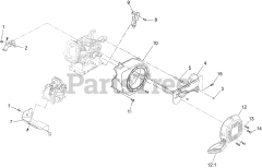 Brands 38753 (721 E) - Toro 21" Power Clear Snow Thrower (SN: 416153644 - 999999999)