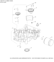 Kohler KT610-3005 - Kohler 6600 Series Engine, Basic Version, 19hp, 14.2kW 03 Lubrication