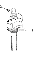 Kohler CV15-41535 - Kohler Command PRO Engine, Made for MTD, 15hp, 11.2kW Crankshaft 1-27-4