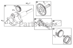 Briggs & Stratton 613477-4231-J1 - Briggs & Stratton Horizontal Engine Crankshaft Group